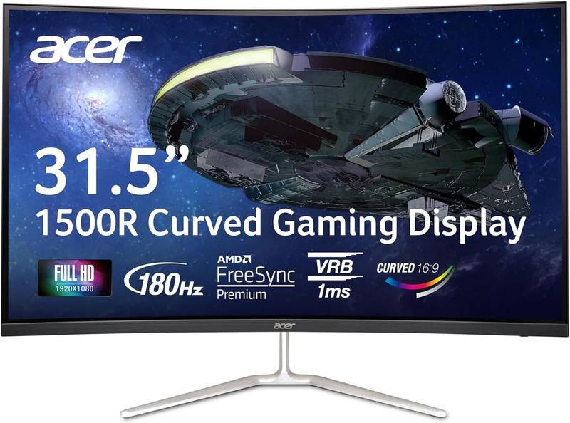Acer Nitro 31.5 FHD 1920 x 1080 1500R Curved PC Gaming Monitor