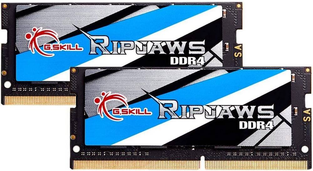 G.SKILL Ripjaws DDR4 SO-DIMM Series DDR4 RAM 64GB (2x32GB) 3200MTs CL22-22-22-52 1.20V Unbuffered Non-ECC Notebook Laptop Memory SODIMM (F4-3200C22D-64GRS)