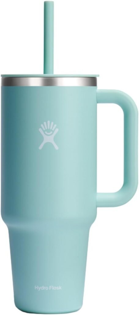 Hydro Flask Travel Tumbler Stainless Steel Insulated Cup with Lid and Straw for Cold Water and Drinks for Sports, School, Work, Car, Travel and Weekends