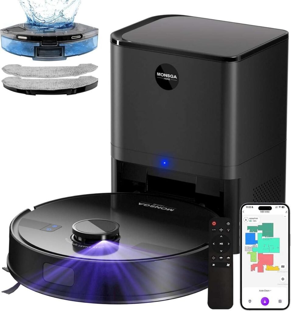 MONSGA Robot Vacuum and Mop Combo