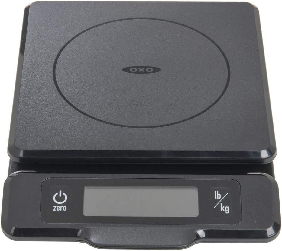 OXO Good Grips 5-lb Food Scale with Pull-Out Display, Black
