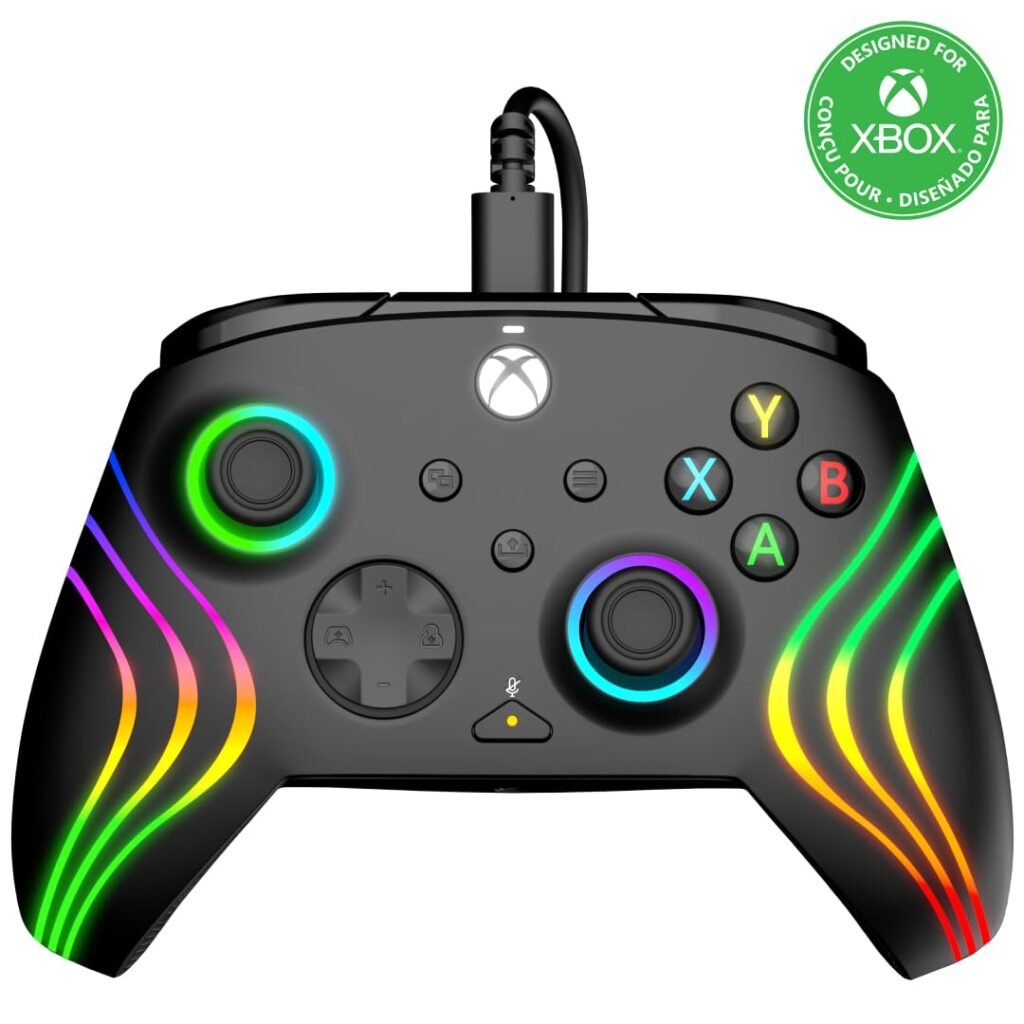 PDP Gaming Afterglow Wave Enhanced Wired Controller