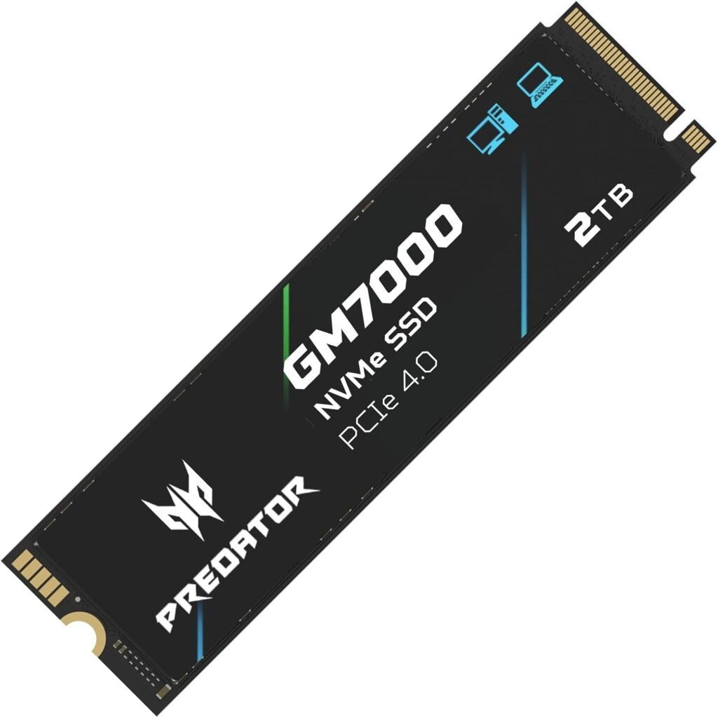 Predator M.2 SSD 2TB GM7000 with DRAM Cache NVMe 1.4 – BL.9BWWR.106