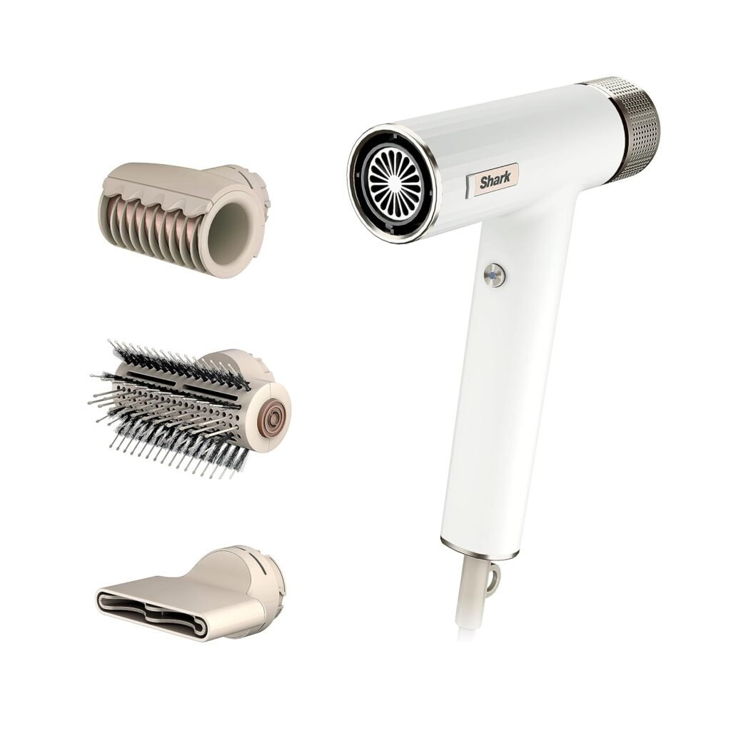 Shark Hair Dryer SpeedStyle RapidGloss Finisher and High-Velocity Dryer, Ionic – HD331
