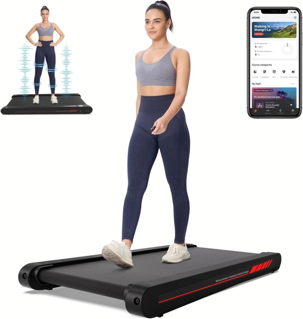Sperax Walking Vibration Pad with APP – 3 in 1 Under Desk Treadmill