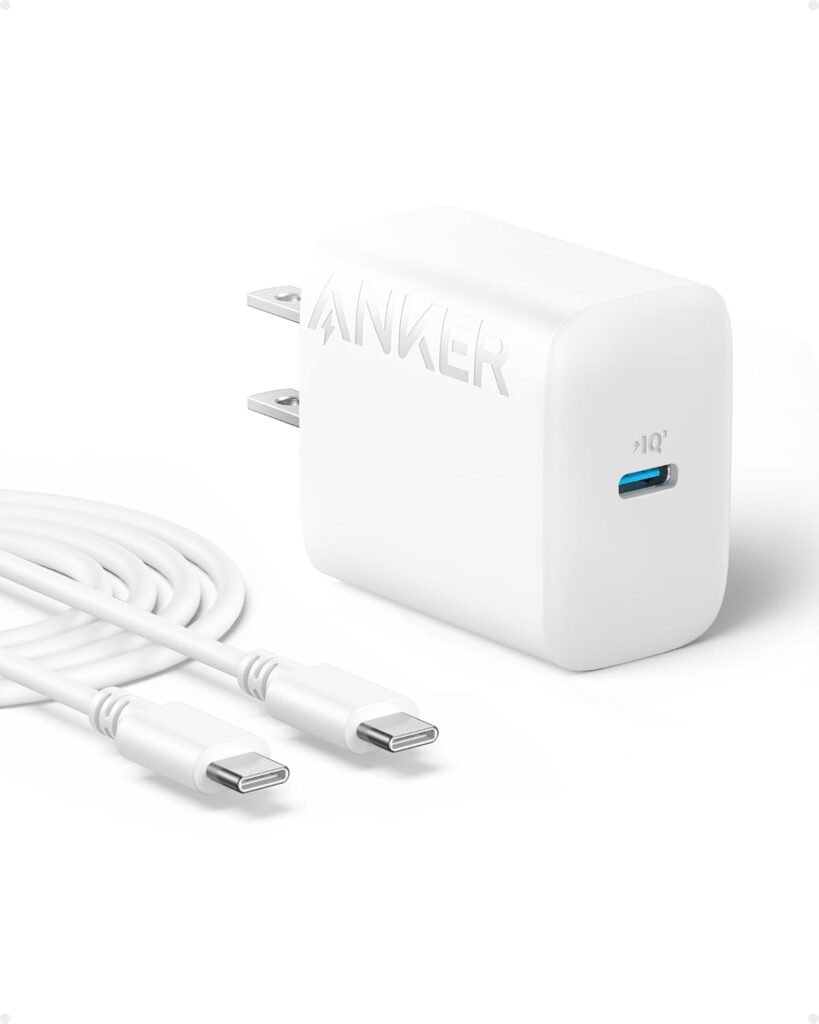 Anker 20W USB-C Fast Wall Charger for iPhone 15