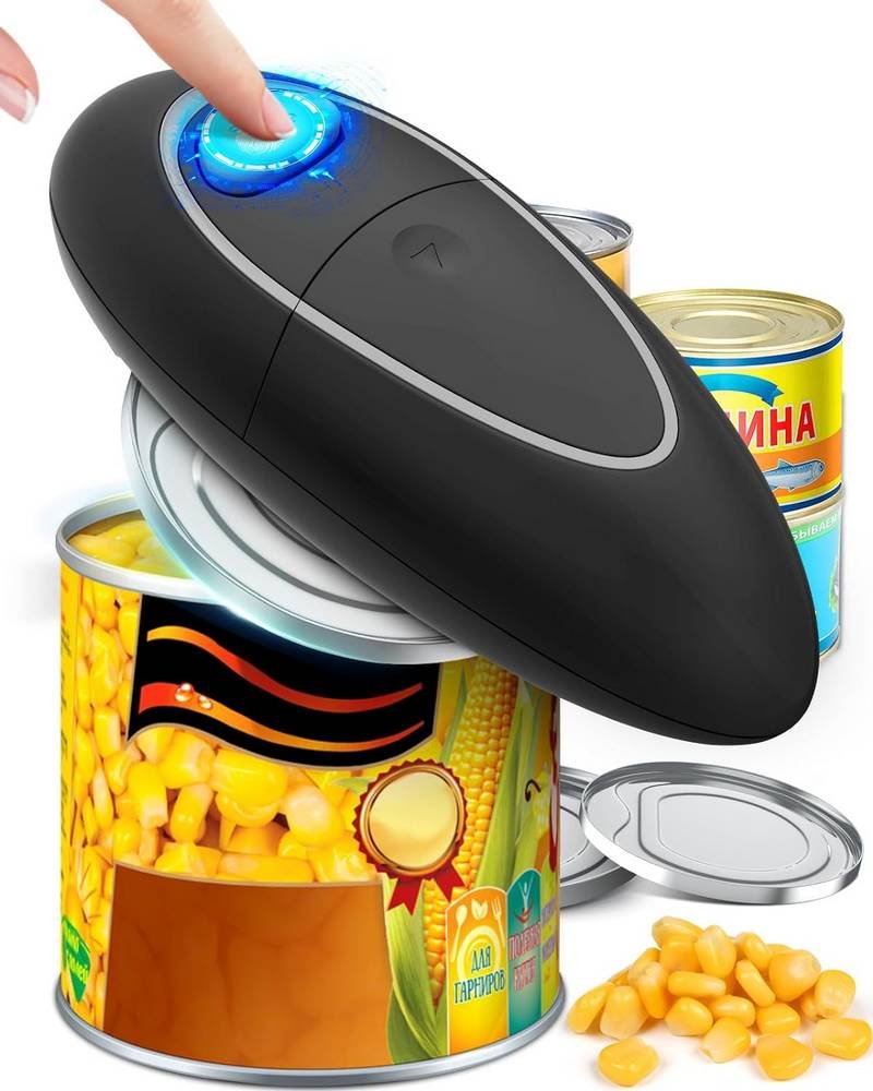 One Touch Electric Can Opener (Hand Held, Battery Operated)