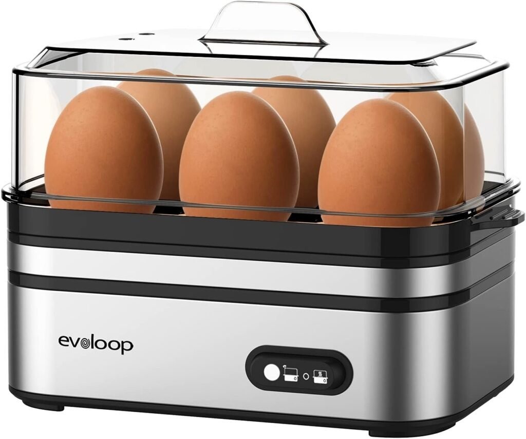 Rapid Egg Cooker Electric 6‑Egg Capacity