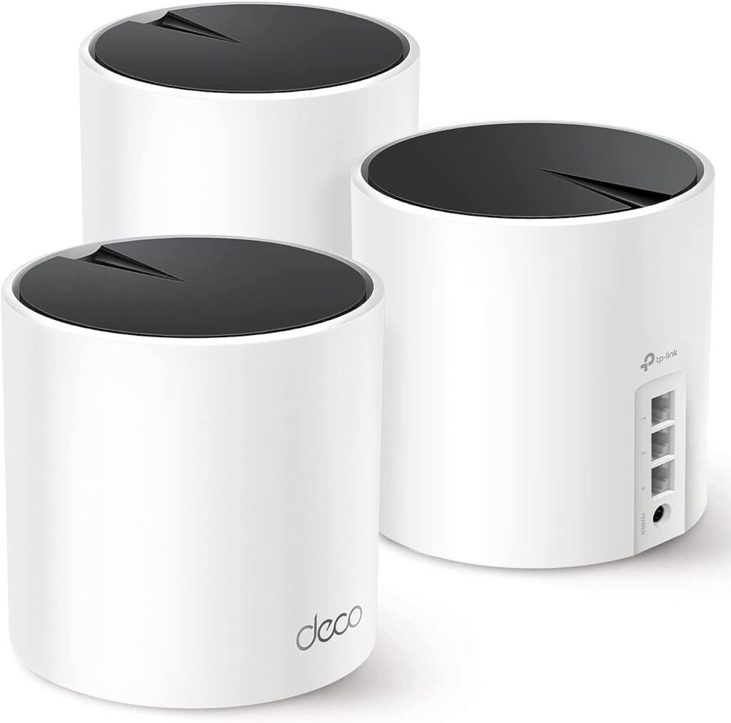 TP-Link Deco AX3000 WiFi 6 Mesh System (Deco X55) – 3-Pack