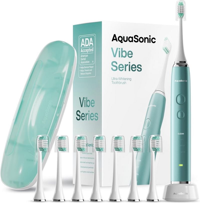 Aquasonic Vibe Series Ultra-Whitening Toothbrush